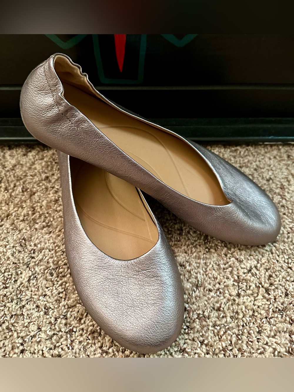 Dansko ballet flats size 42 11 pewter brand new without tags
